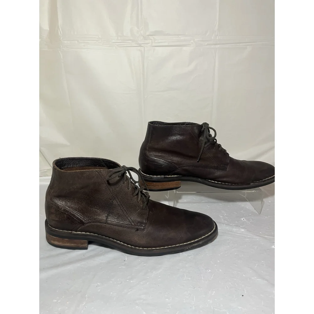 Cole Haan Canton Brown Leather Chukka Ankle Boot C11858 Mens 12 M Excellent_7